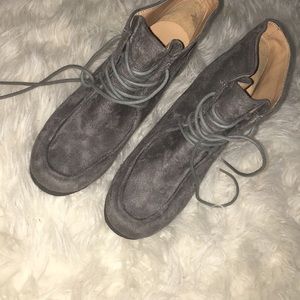 Grey boots Nine West booties